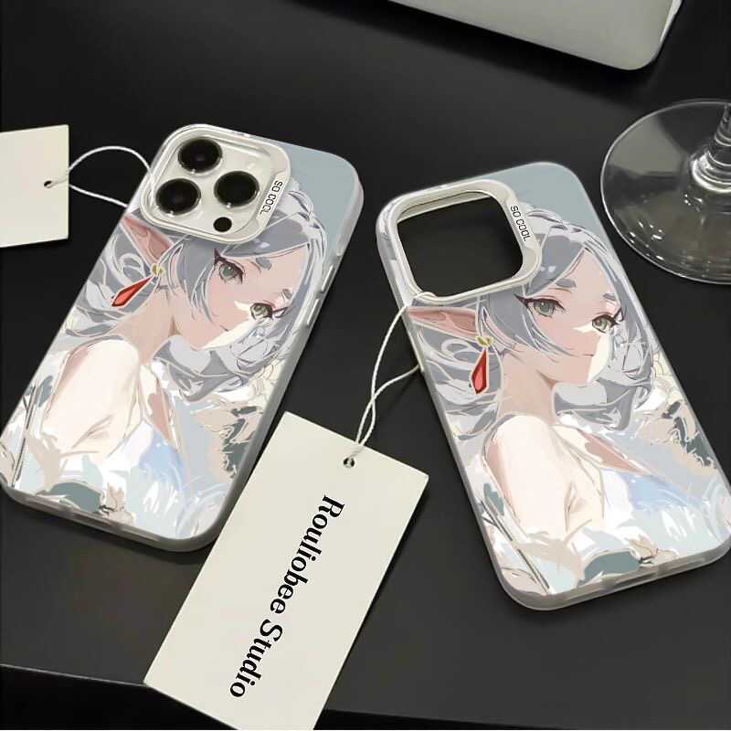 芙莉莲情侣适用苹果16promax手机壳iphone15适用一加13适用小米15适用红米k80适用荣耀300保护套适用魅族21