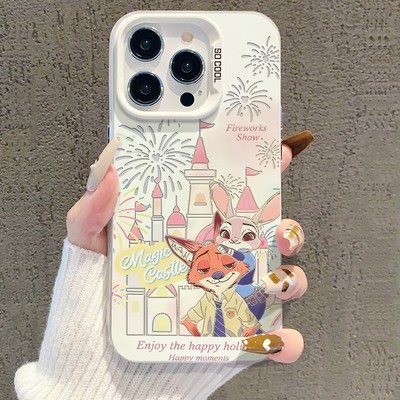 烟花狐尼克情侣亚克力手机壳