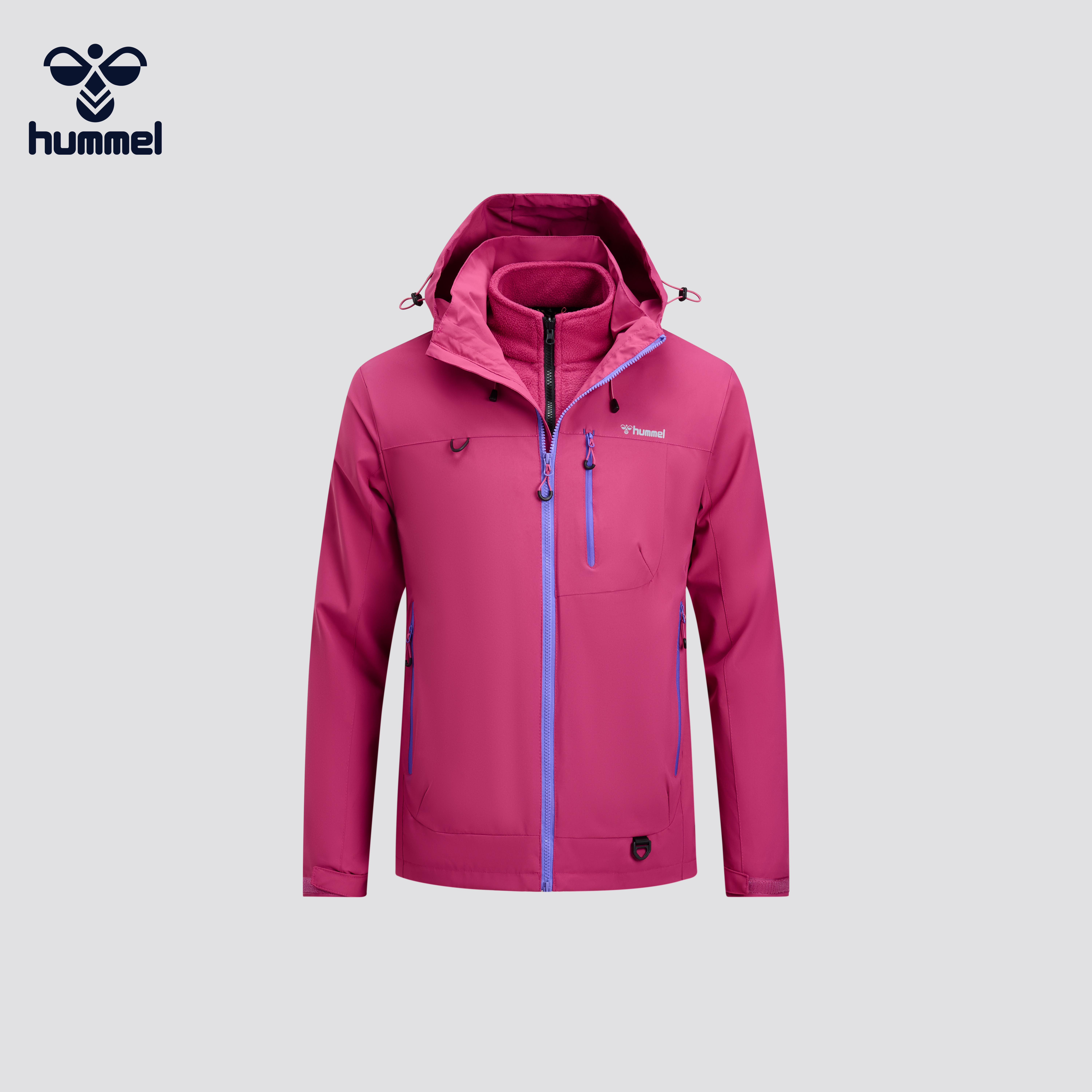 HUMMEL新款城市户外三合一夹克