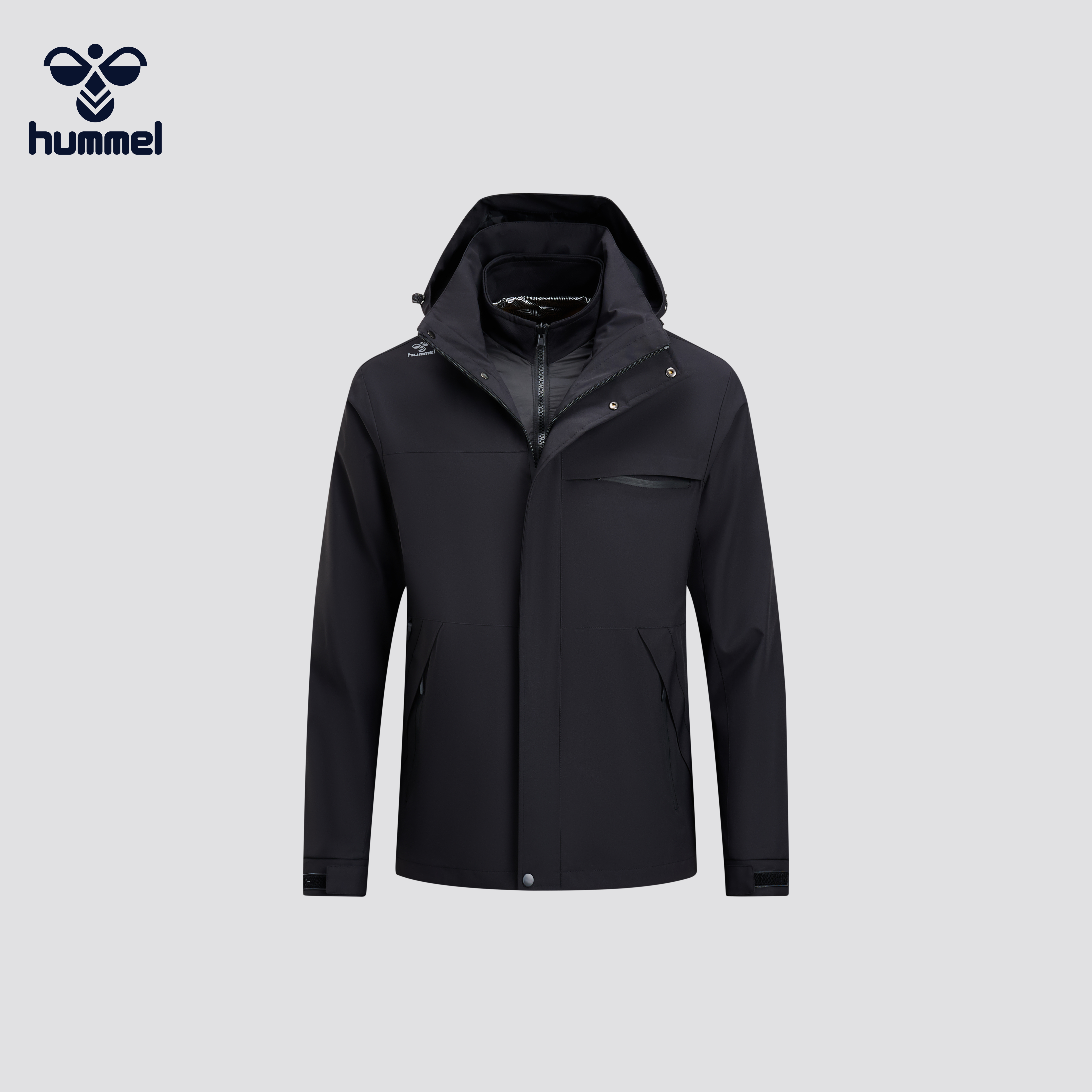 HUMMEL新款三合一羽绒夹克