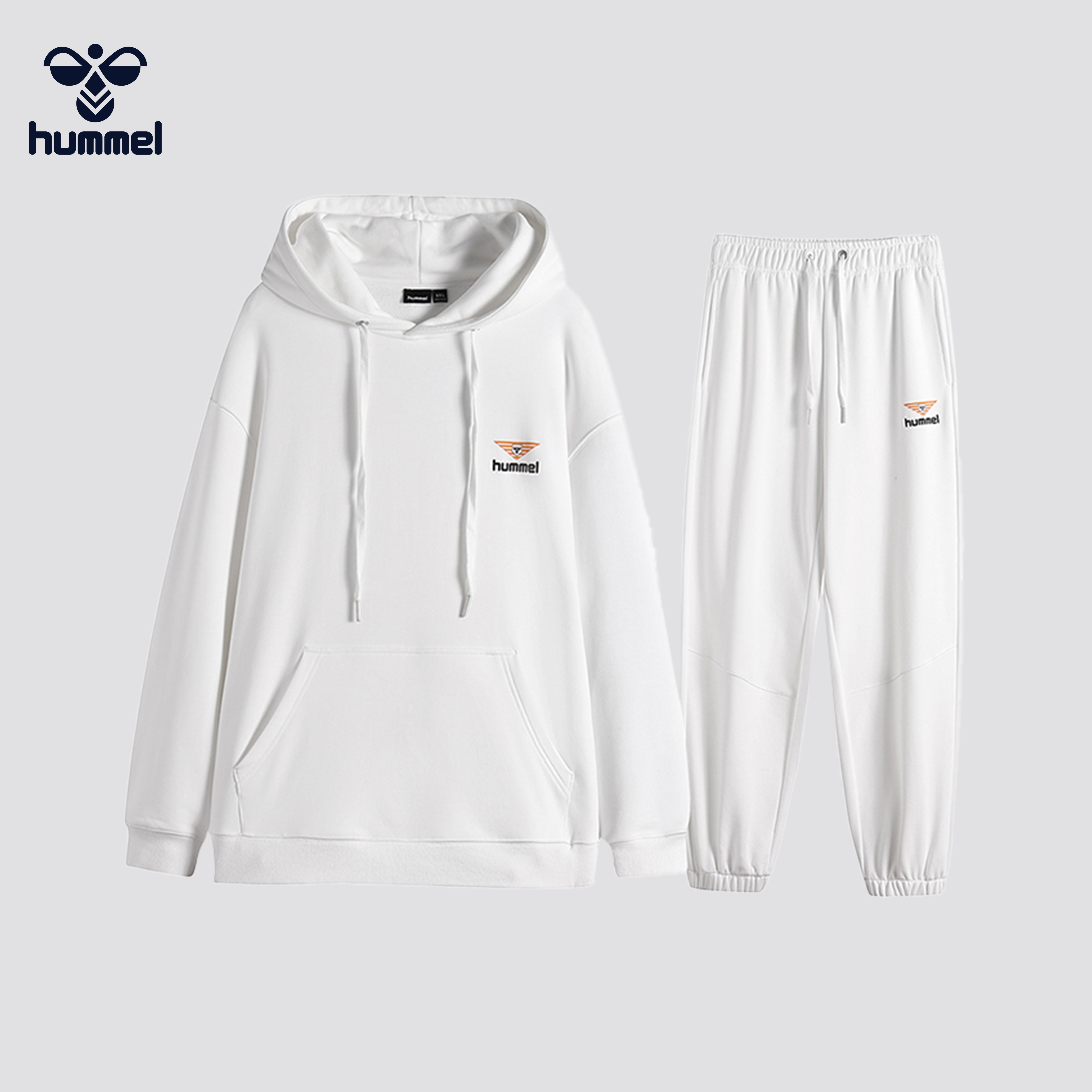 帅气卫衣套装hummel情侣两件套