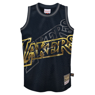 NBA篮球服湖人队青少年运动球衣背心
