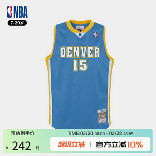 NBA 复古球衣掘金安东尼甜瓜 青少年宽松透气场上篮球服背心球衣