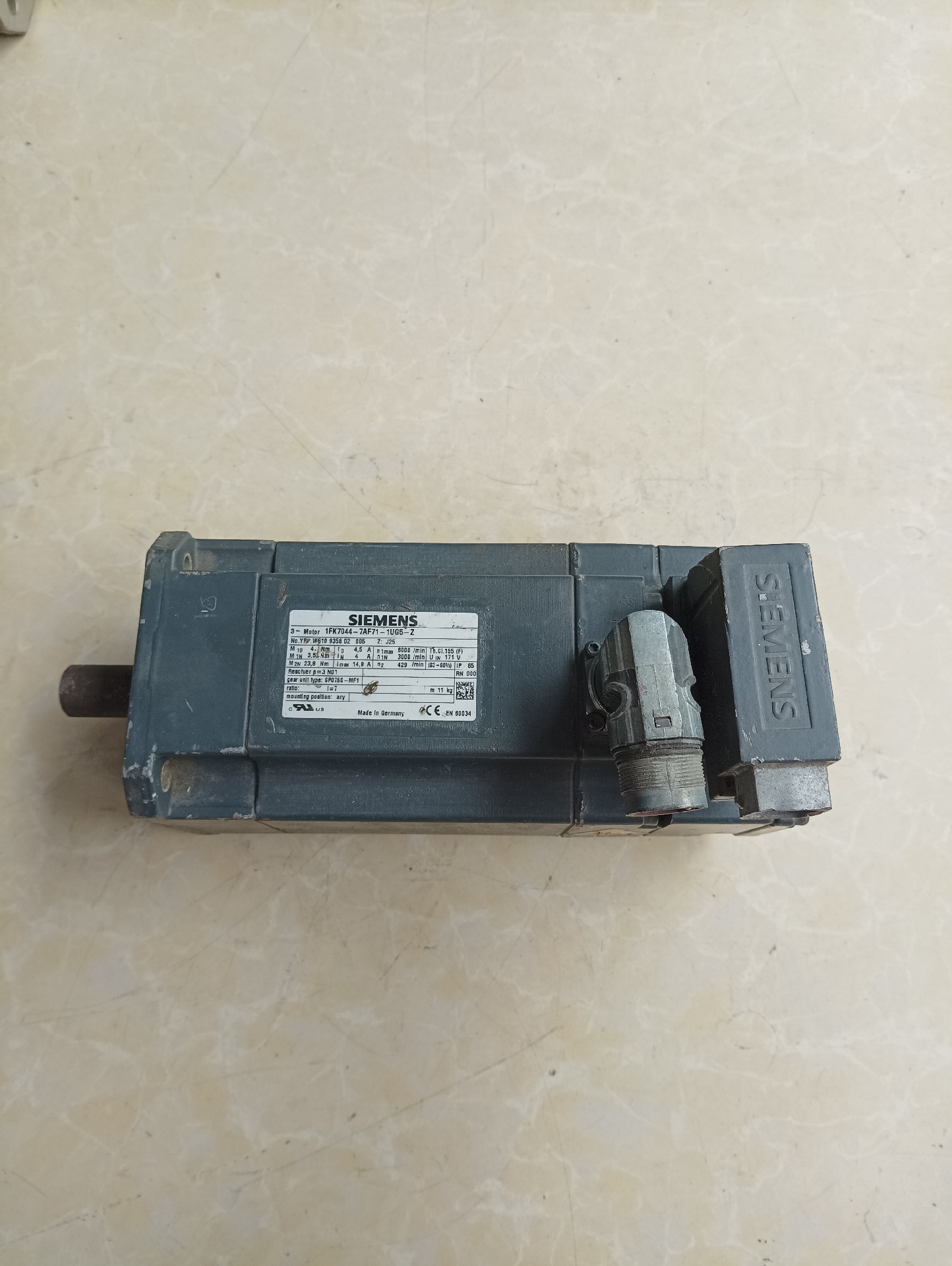 1FK7044-7AF71-1UG5-Z拆机西门子,成色如图
