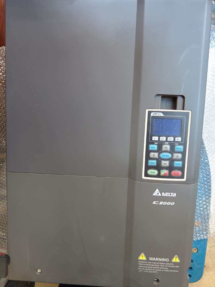 拆机台达变频器VFD750C43A/75KW功能包好成