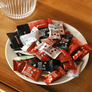 雅树无糖咖啡糖即食水果味咖啡糖商用前台招待散装 糖果小零食批发