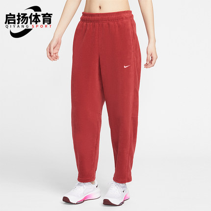Nike/耐克正品2025冬季款女士日常中腰锥形刺绣长裤HV3708-613