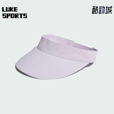 Adidas/阿迪达斯正品SPORT VISOR女士透气经典休闲空顶帽KE9965