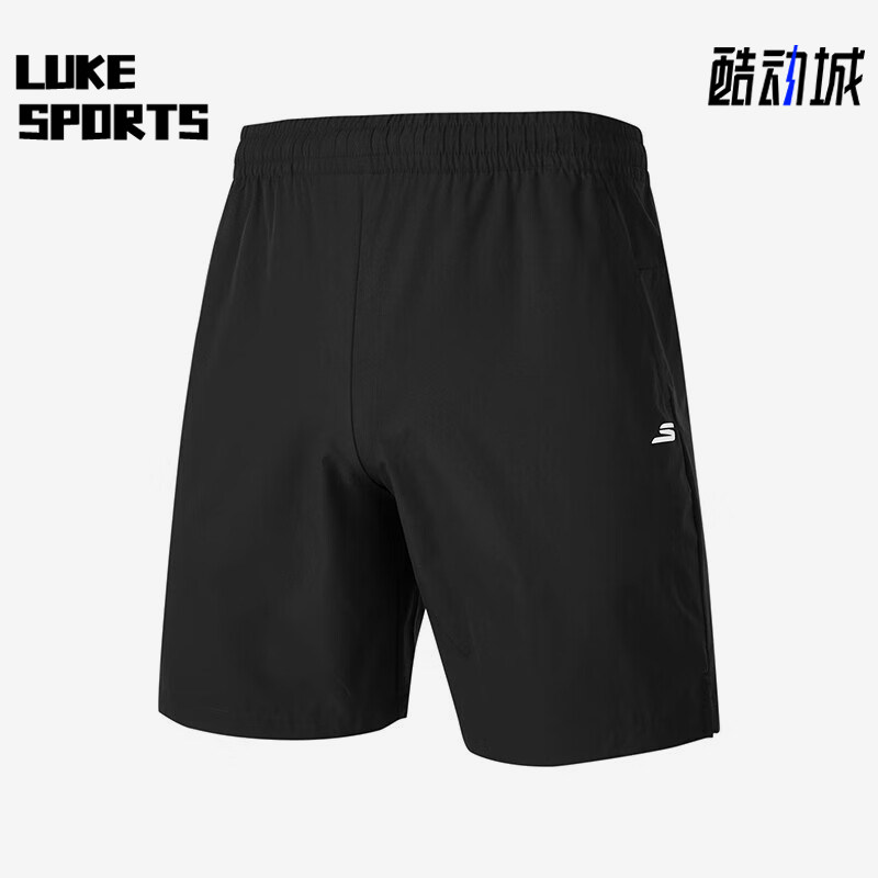 Skechers/斯凯奇正品轻盈新款男士经典简约休闲透气宽松运动短裤