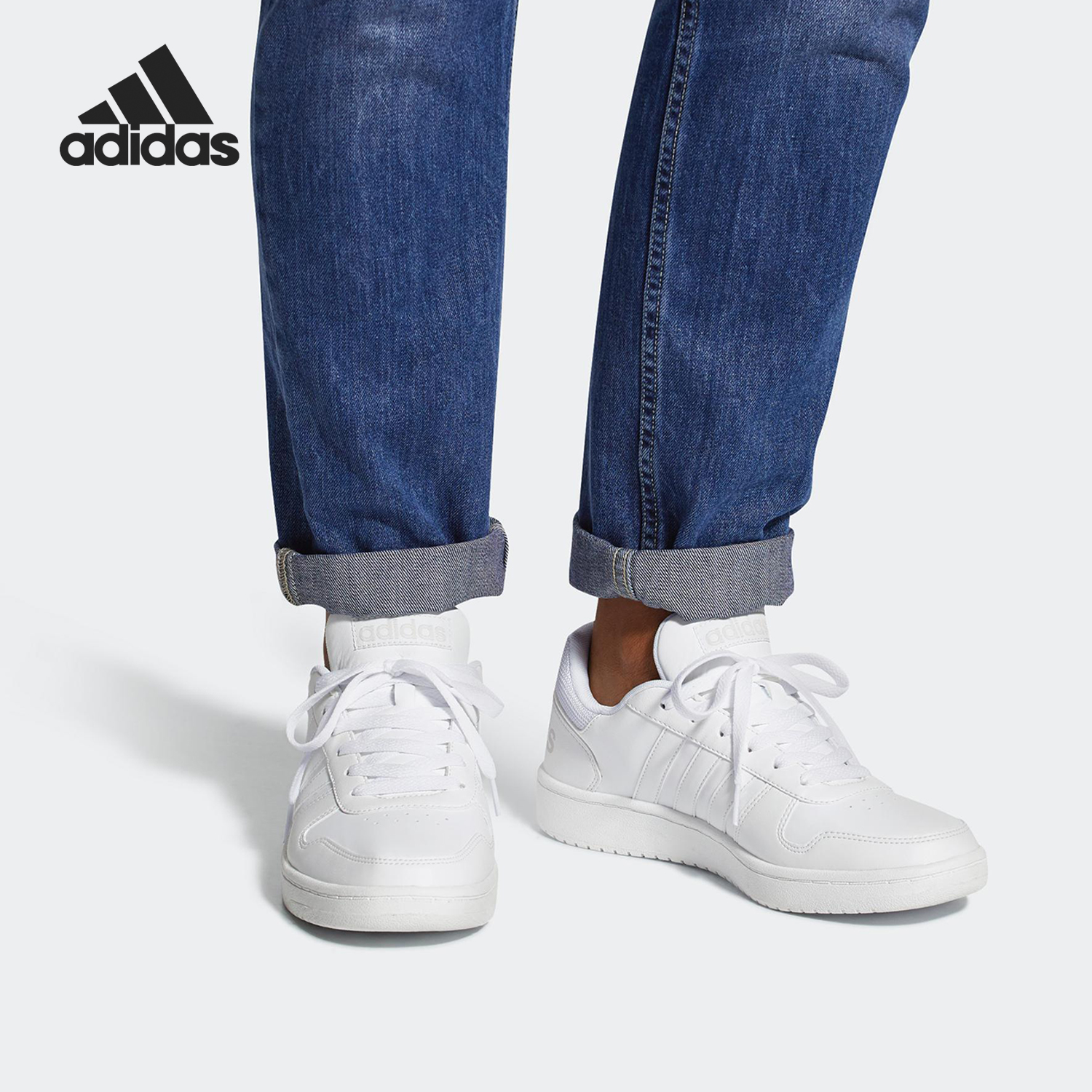 Adidas/阿迪达斯正品当季新款男子小白运动时尚休闲鞋DB1085