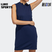 连衣裙GM0828 2025女士运动高尔夫训练无袖 Adidas 阿迪达斯正品