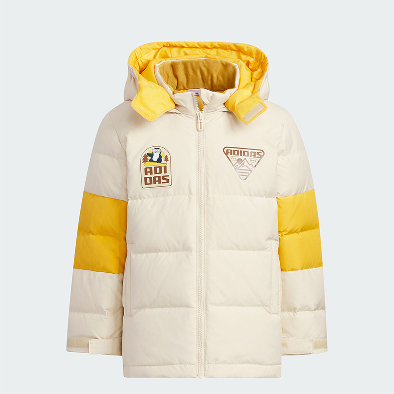 阿迪达斯正品小童运动羽绒服