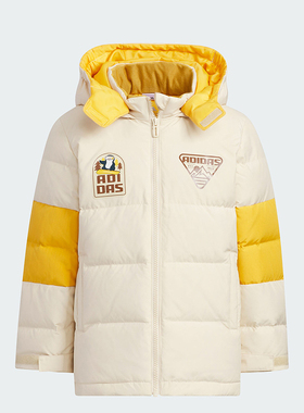 Adidas/阿迪达斯正品冬季新款小童时尚保暖运动羽绒服IN5219