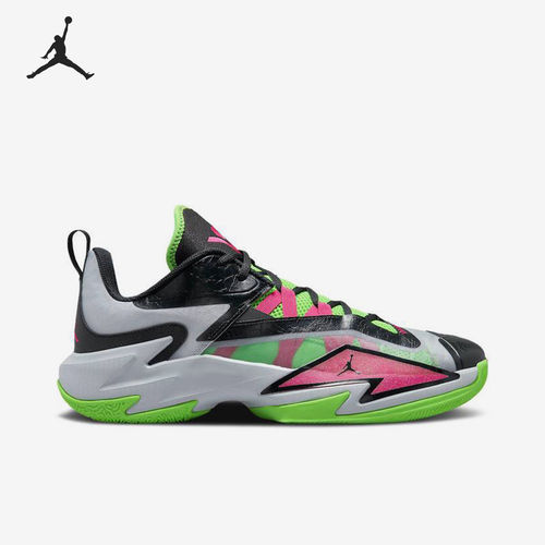 Nike耐克Jordan正品One Take 3男款中帮霓虹运动篮球鞋DC7701-002