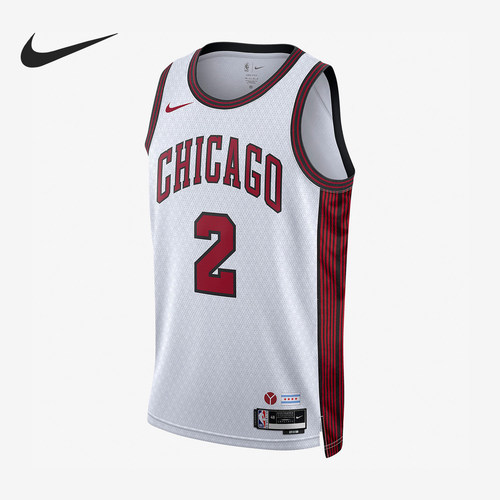 Nike/耐克正品芝加哥公牛队球迷版男士篮球背心DO9588-103