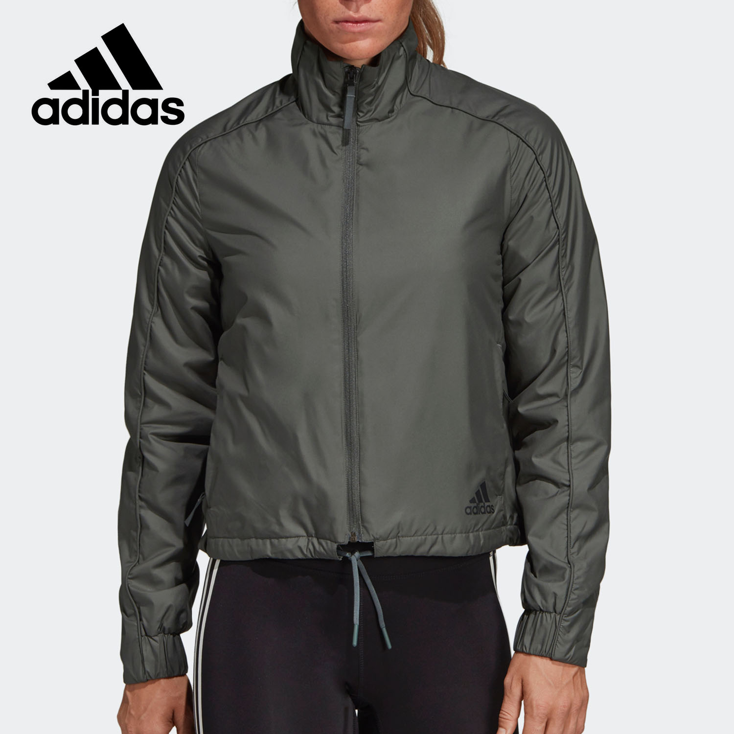 Adidas/阿迪达斯正品秋冬新款 女子休闲运动夹克棉服DQ1612