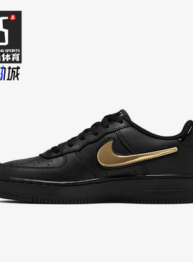 Nike/耐克正品Air Force 1 GS女子大童经典低帮板鞋AR7446-001