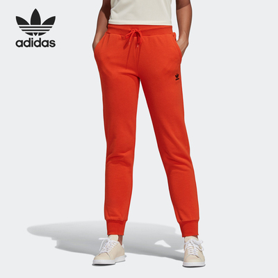 Adidas/阿迪达斯正品19新三叶草 CUFFED PANTS 女子运动裤 DU9855
