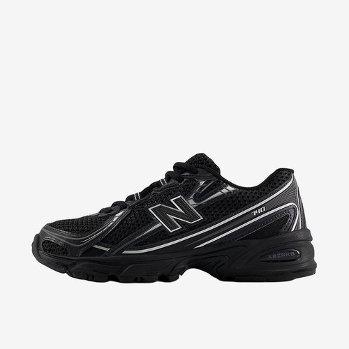 New Balance/NB正品运动大童网面透气耐磨系带低帮休闲鞋GR740BM