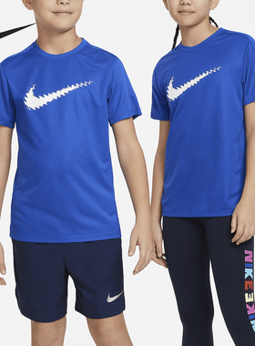 Nike/耐克正品 Dri-FIT Trophy 大童运动休闲T恤DX5411-480