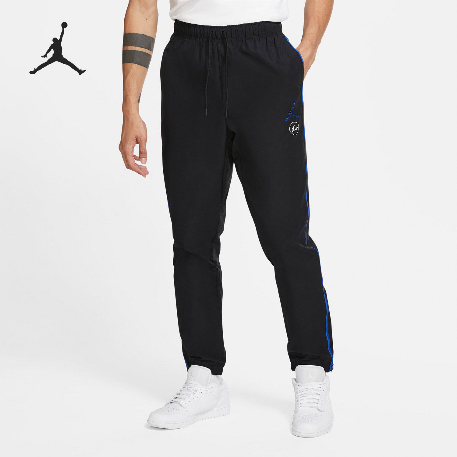 Nike/耐克正品JORDAN男士印花宽松运动直筒长裤DA2979-010