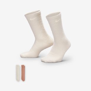 HV6940 Nike 运动袜两双装 2025年男女针织透气经典 902 耐克正品