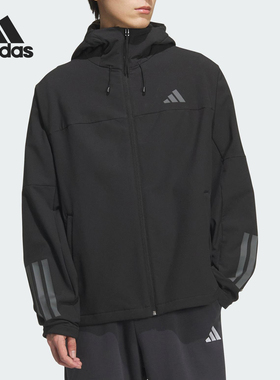 Adidas/阿迪达斯官方正品V SFT SHELL JK2男女运动连帽外套KF5224