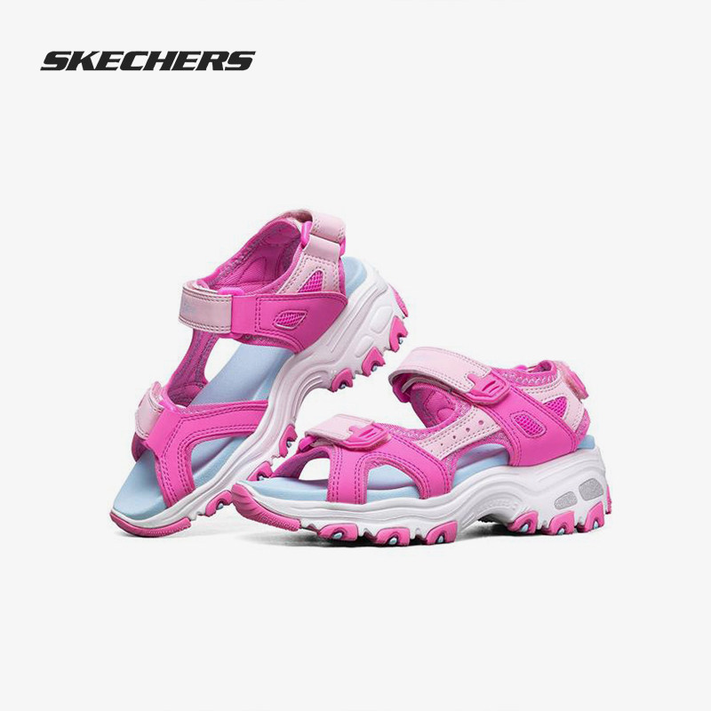 Skechers/斯凯奇正品 夏季新款女大童休闲舒适轻便运动凉鞋