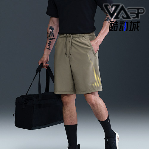 Nike/耐克正品2025夏季款男士梭织跑步经典运动短裤HJ4046-320