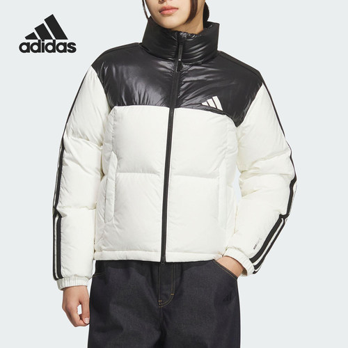 Adidas/阿迪达斯官方正品W 3S PUFF D J女士保暖立领羽绒服KC2482