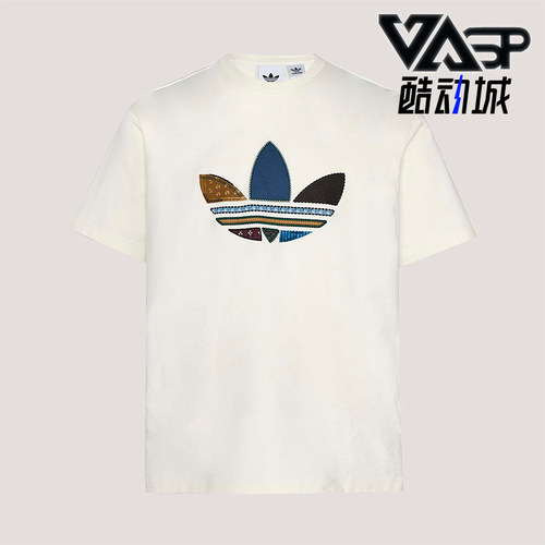 Adidas/阿迪达斯正品三叶草男士运动松弛感宽松轻盈短袖T恤KW5670