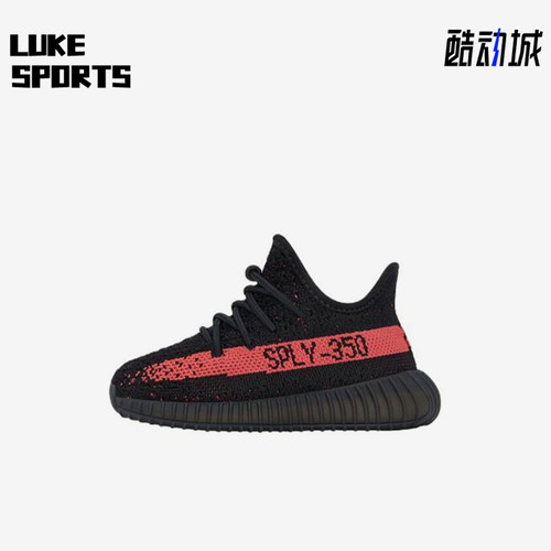 Adidas/阿迪达斯正品Core Black Red婴童经典低帮休闲鞋HP6587
