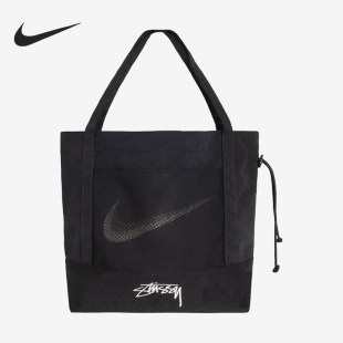 Nike耐克Stussy男女抽绳通勤挎包/拎包/休闲包FZ9994-010