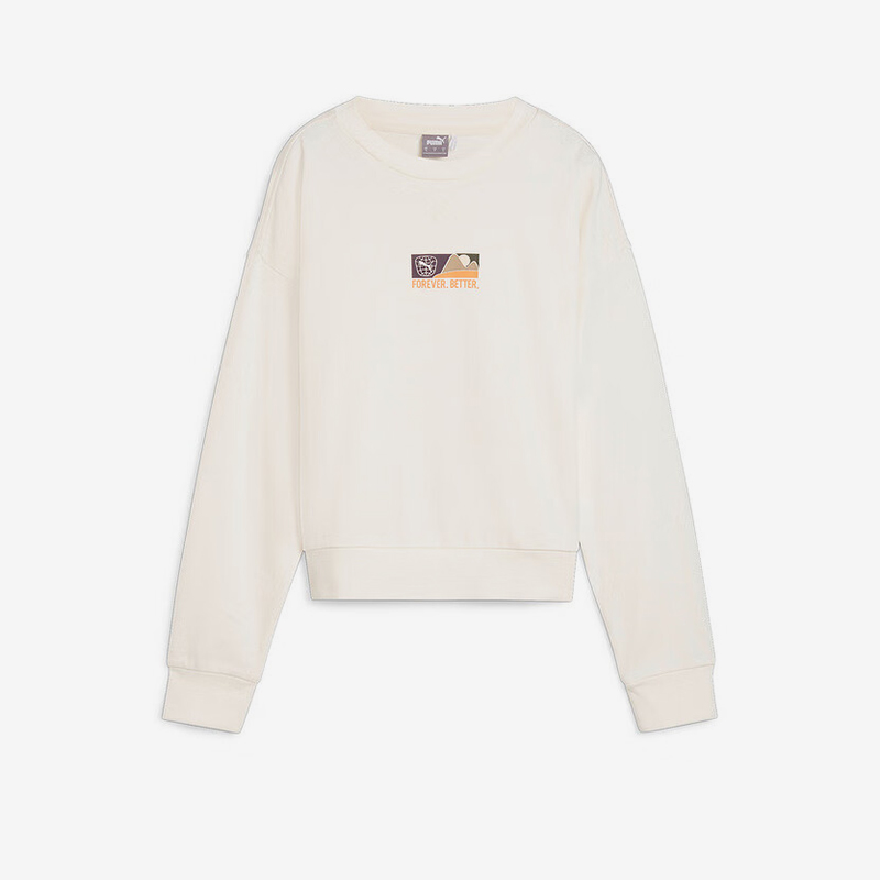 Puma/彪马正品BETTER SPORTSWEAR Crew女士运动简约卫衣