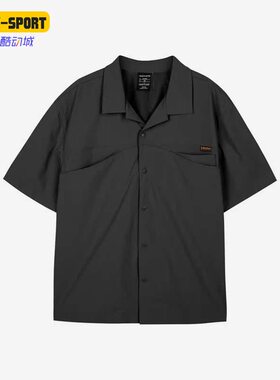 Skechers/斯凯奇正品新款男子翻领轻薄运动短袖衬衫L223M035-0018