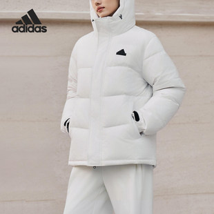 Adidas/阿迪达斯正品2025男女保暖连帽防风耐穿羽绒服KF6750