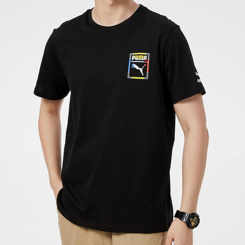 PUMA/彪马正品当季新款男子休闲透气运动短袖T恤 534151-01,运动服/休闲服装,运动T恤,淘宝优惠券,粉丝福利购,淘宝优惠卷