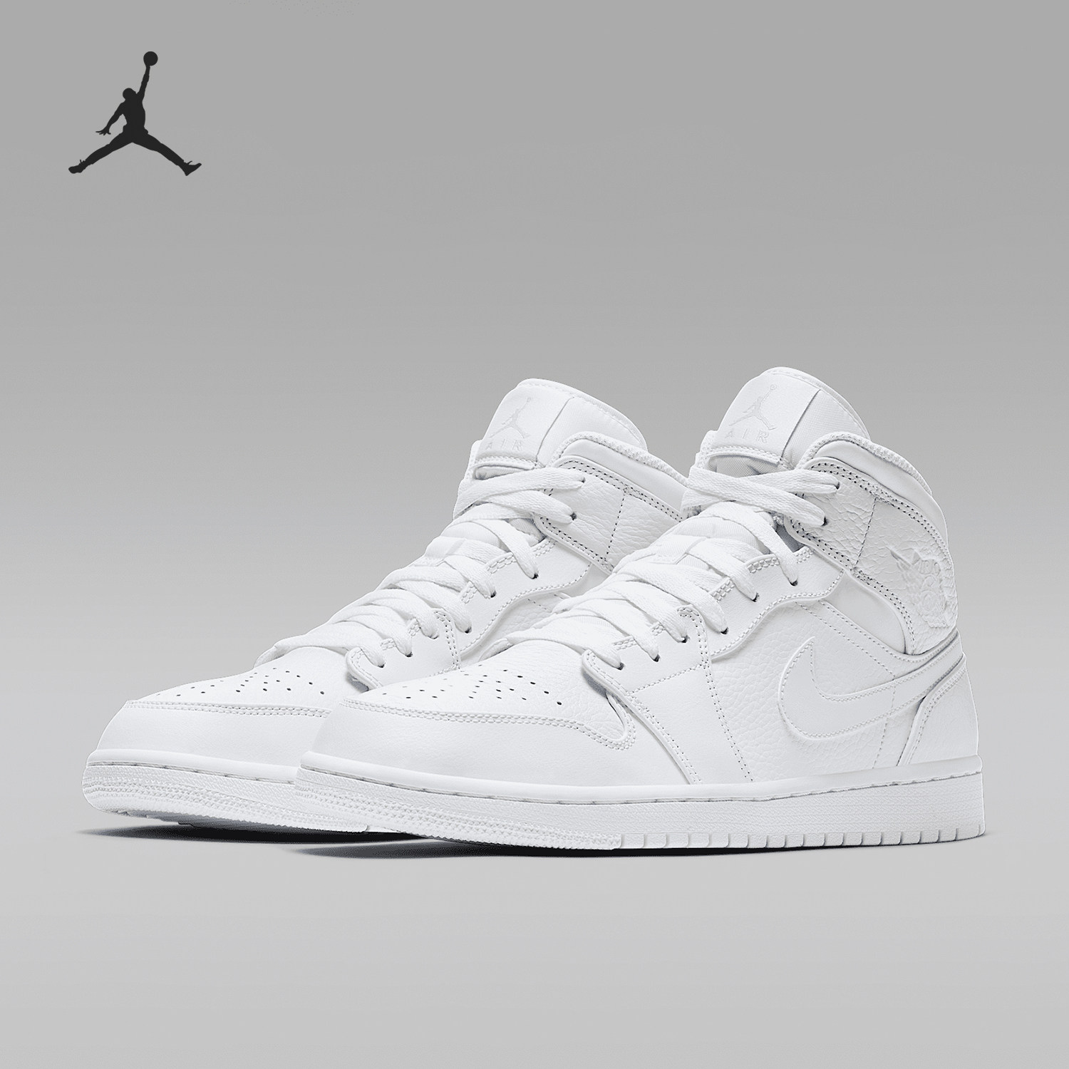 Nike/耐克正品JORDAN 1 MID男士时尚潮流篮球鞋554724-109