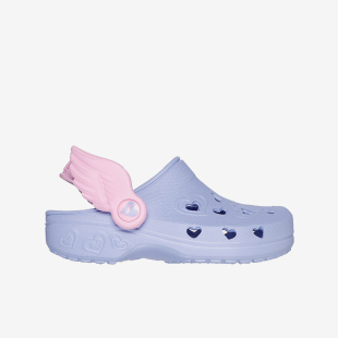 女童時尚 Skechers 斯凱奇正品 防滑耐磨新款 運動一腳蹬輕便洞洞鞋