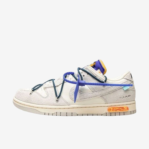 Nike耐克正品OFF-WHITE x Dunk The 50男低帮系带板鞋DJ0950-111