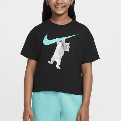 耐克大童运动透气短袖T恤