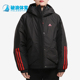 保暖连帽棉服GN7376 2025女士户外运动经典 Adidas 阿迪达斯正品