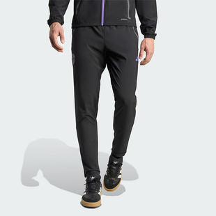 Adidas/阿迪达斯正品2025秋季款男士修身运动耐穿足球长裤JV5352