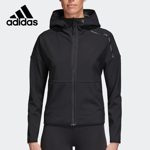 Adidas/阿迪达斯官方正品 ZNE 系列女子连帽运动夹克外套 CF1464