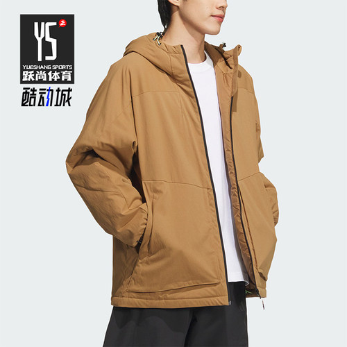 阿迪达斯男士防泼水运动棉服