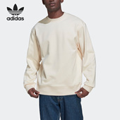 新款 三叶草当季 圆领男子运动卫衣HK2939 阿迪达斯正品 Adidas