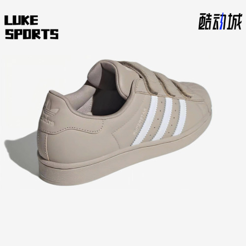 Adidas/阿迪达斯正品三叶草女士耐磨复古经典魔术贴板鞋IE2968