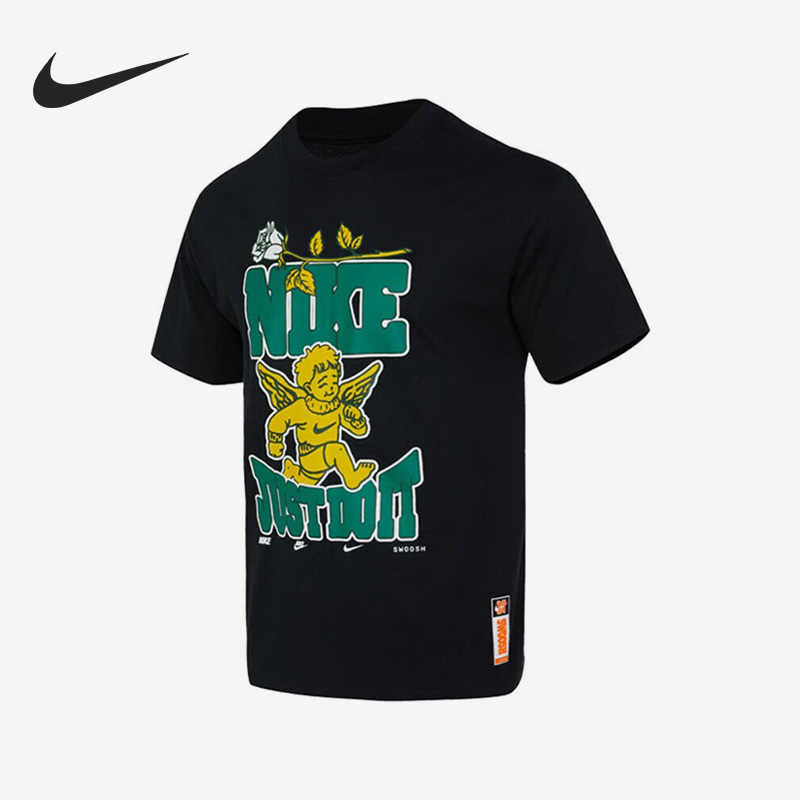 Nike/耐克正品2023夏季新款男子印花运动短袖T恤FD1323-010