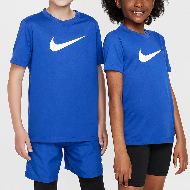 Nike/耐克正品Dri-FIT大童运动透气休闲针织耐穿短袖FZ5199-480