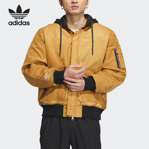 阿迪达斯正品男士棉服